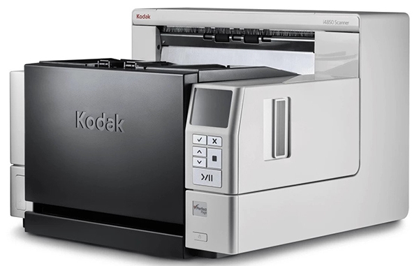 Máy scan 2 mặt khổ giấy A3 Kodak I4850 A3 ADF 500 Sheets FLatbed 150ppm 150000ppd