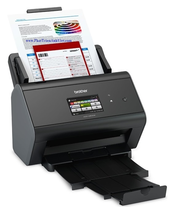 Máy scan Brother ADS-2800W – Scanner hai mặt thông minh kết nối Wi-Fi lý tưởng cho văn phòng số hiện đại