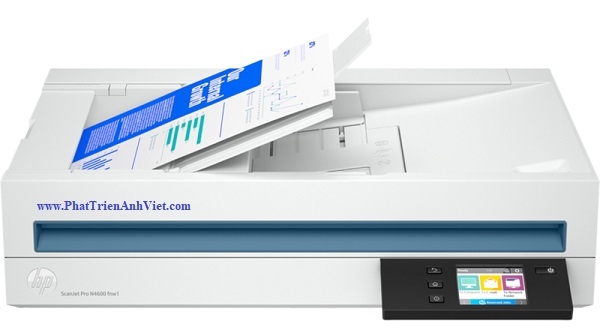 Máy Scan HP Scanjet Pro N4600 FNW1 20G07A A4 A5 Đảo mặt ADF USB LAN WIFI