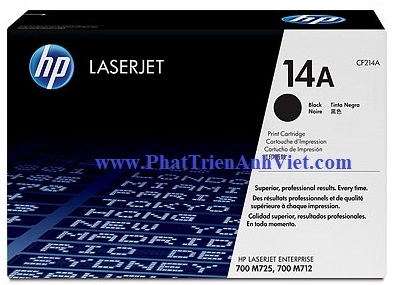 Mực hộp máy in laser HP 14A CF214A dùng cho máy in HP M712DN M725DN M725Z 10k trang