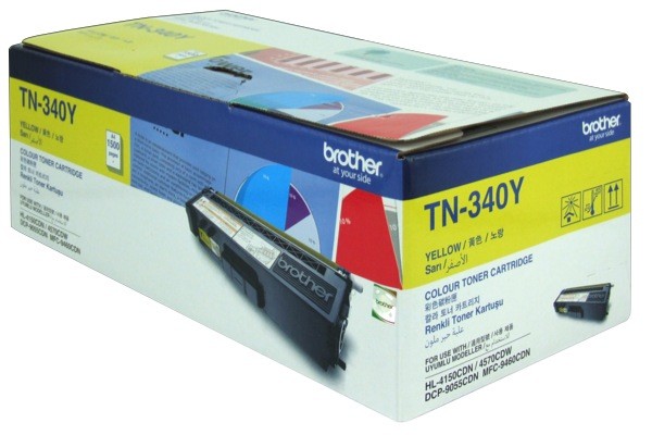 Mực in Brother TN-340 Yellow Toner Cartridge (TN-340Y)