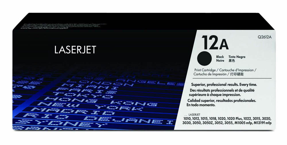 Mực in HP 12A (Q2612A) CBT-Q2612a/FX9/FX10/103/303/703/104/304 HP 1010/1012/1015/1018/1020/1022/3015/3020/3030/3050/3050z/3052/3055/M1005/1319f/LBP-2900/3000