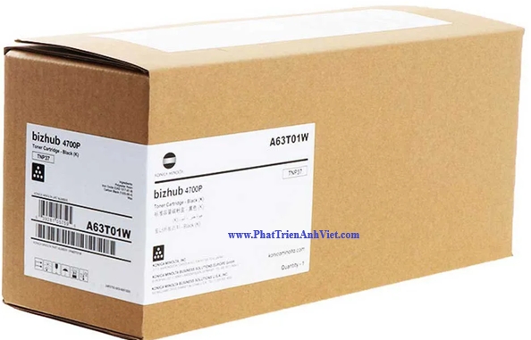 Mực Konica Minolta TNP37 A63T01W 20.000 Trang Cho Bizhub 3300P 4000P 4700P