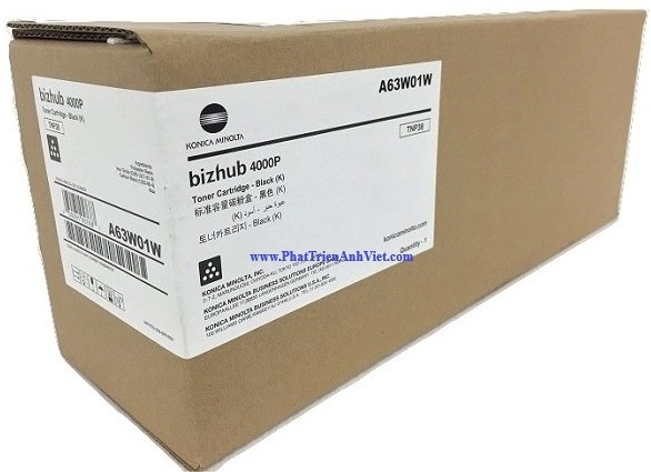 Mực Konica Minolta TNP38 A63W01W 12.000 Trang Cho Bizhub 4000P