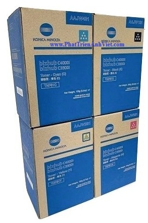 Mực Konica Minolta TNP81K AAJW191 TNP81C AAJW491 TNP81M AAJW391 TNP81YAAJW291 Cho Máy Bizhub C3300i C4001i