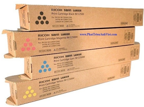 Mực Ricoh Toner imC2500 BCMY Cho IM C2500 C2000 C3000 C3500 C4500