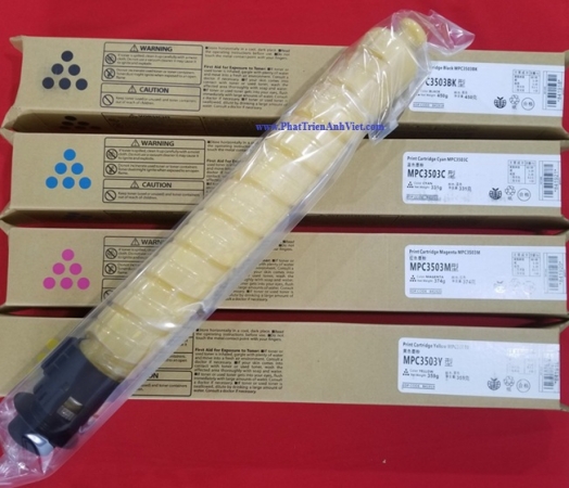 Mực Ricoh Toner mpC3503 BCMY Cho MP C2503 C3503 C4503 C5503