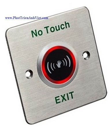 Nút Exit HIKVISION DS-K7P03 (SH-K8P03) – Hợp Kim Nhôm, Đèn LED, Cảm Ứng 40–100mm