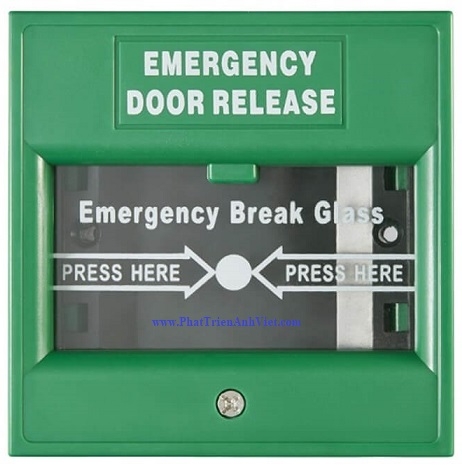 Nút Khẩn Cấp HIKVISION DS-K7PEB – Đập Kính, NO/NC, Chống Cháy, Dùng Cho Cửa Thoát Hiểm