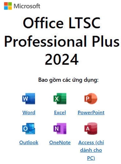 Phần Mềm Bản Quyền Microsoft Office LTSC Professional Plus 2024 Giá Rẻ