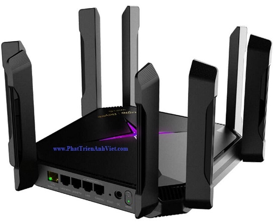 Router Wi-Fi 6 RG-EW6000GX – Tốc Độ 6000Mbps, 8 Ăng-ten, Cổng 2.5G, Mesh 5 Thiết Bị