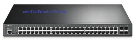 Switch Quản Lý JetStream 52 Cổng Gigabit TP-LINK TL-SG3452P PoE+ 384W