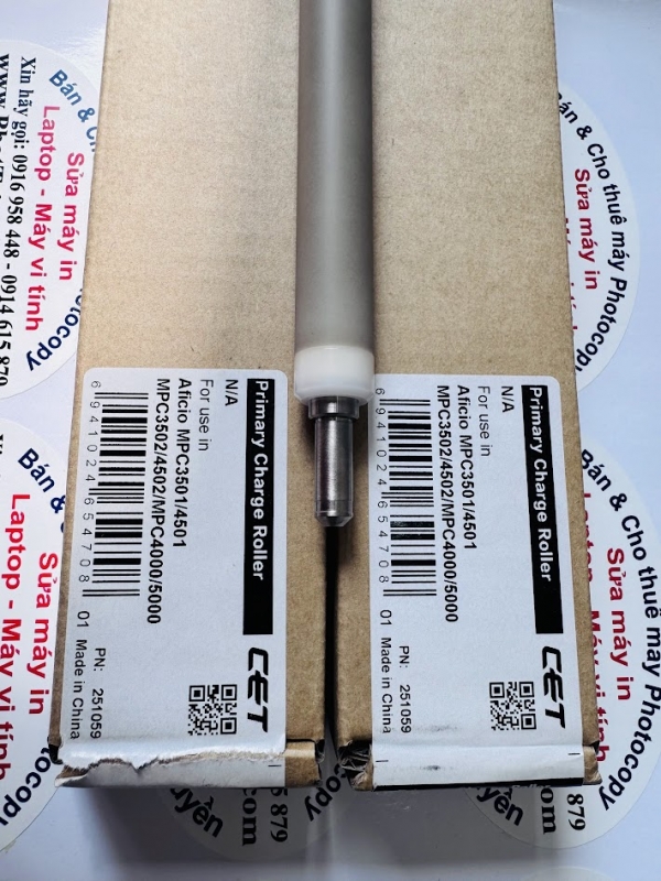 Trục sạc cho máy photocopy màu Ricoh MP C3501 C4501 C3502 C4502 C4000 C5000 251059 primary charge roller 